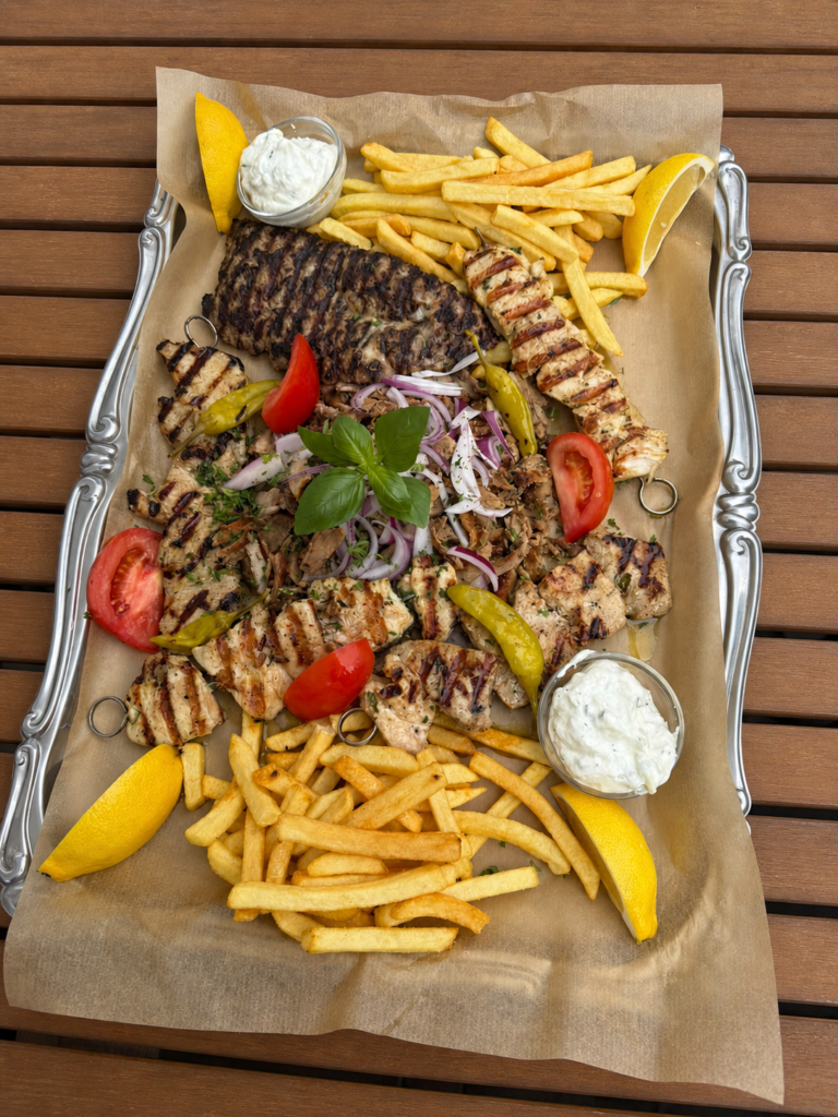 Griechischer Grillteller im Gleis Drei Duisburg